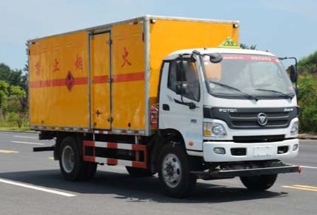 福田歐馬可5.125米易燃氣體廂式運輸車圖片 福田歐馬可5.125米易燃氣體廂式運輸車圖片